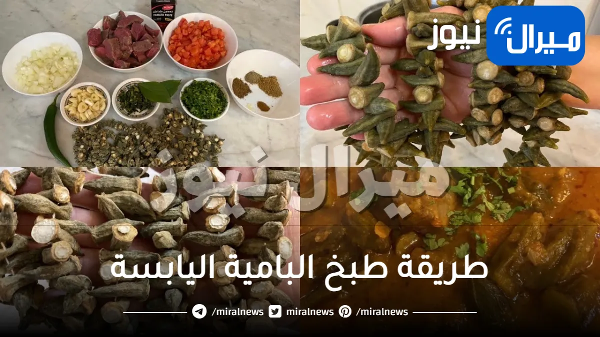 طريقة طبخ البامية اليابسة