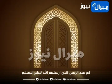 كم عدد الرسل الذي ارسلهم الله لنشر الاسلام