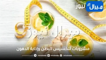 مشروبات لتخسيس البطن وإذابة الدهون .. أهمها مشروب خل التفاح