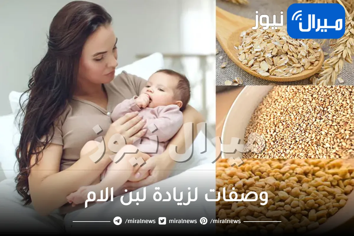 10 وصفات لزيادة لبن الام