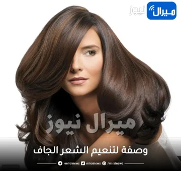 وصفة لتنعيم الشعر الجاف بمكونات طبيعية فعالة وبسرعة