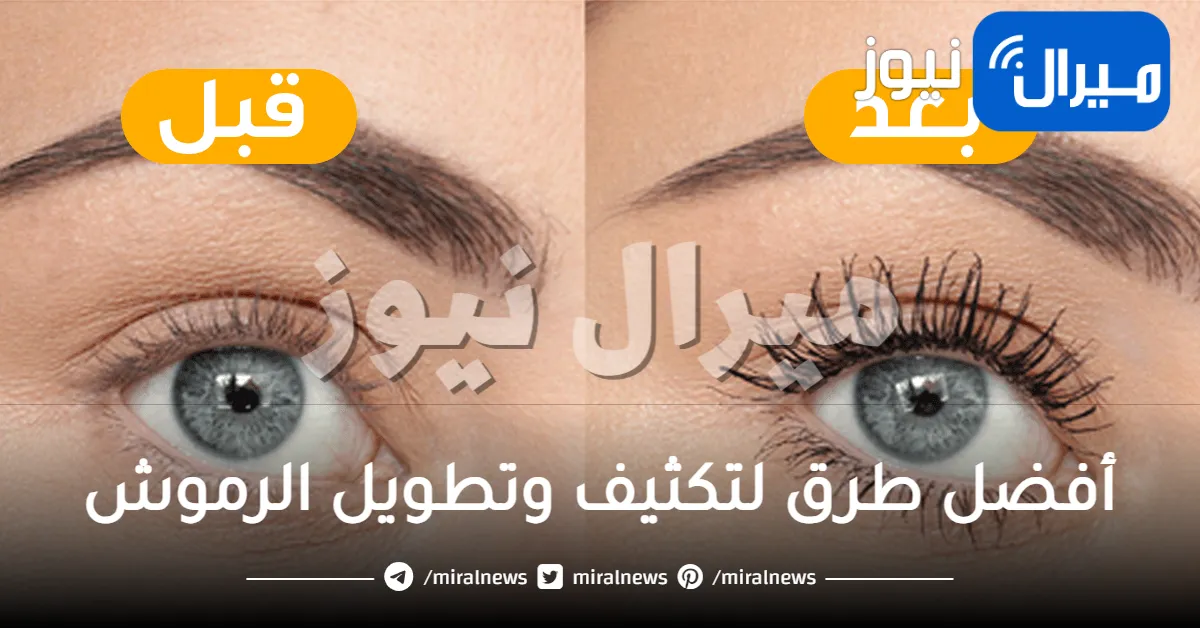 14 وصفة لتطويل وتكثيف الرموش في المنزل