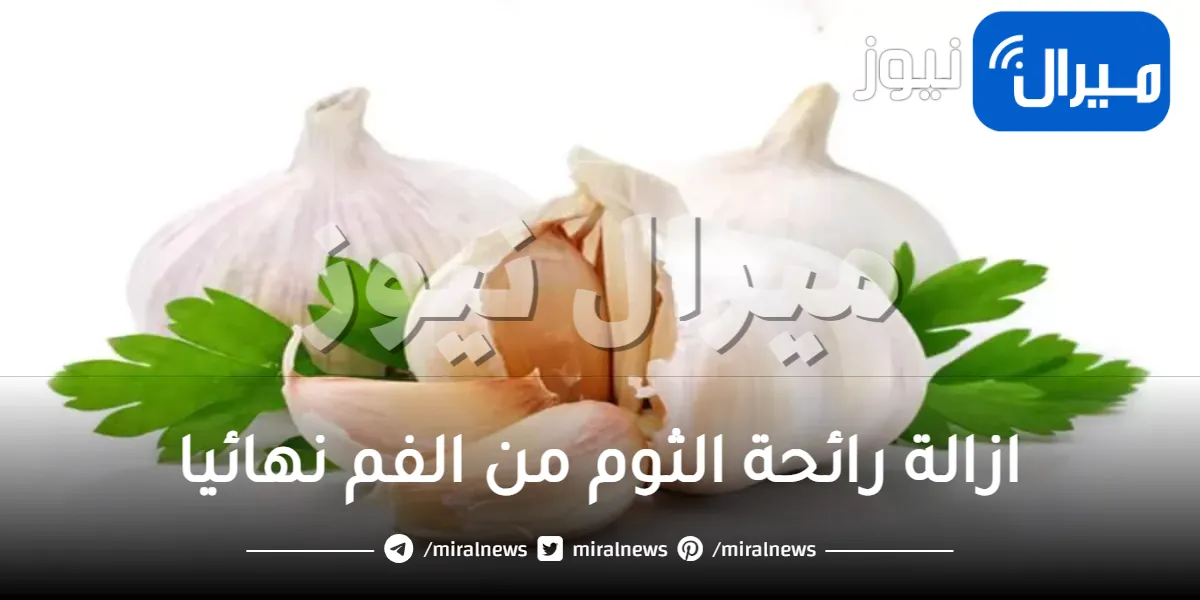 10 علاجات لازالة رائحة الثوم من الفم
