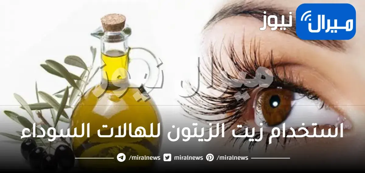 استخدام زيت الزيتون للهالات السوداء