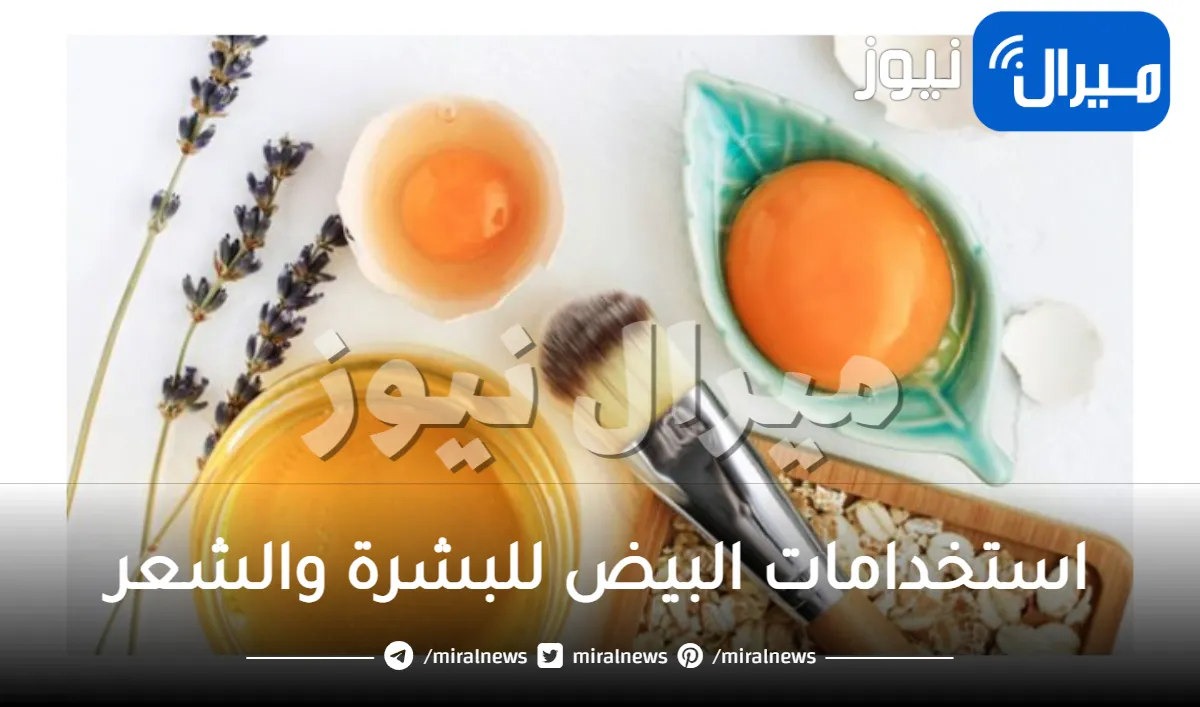 استخدامات البيض للبشرة والشعر تسمعينها لأول مرة