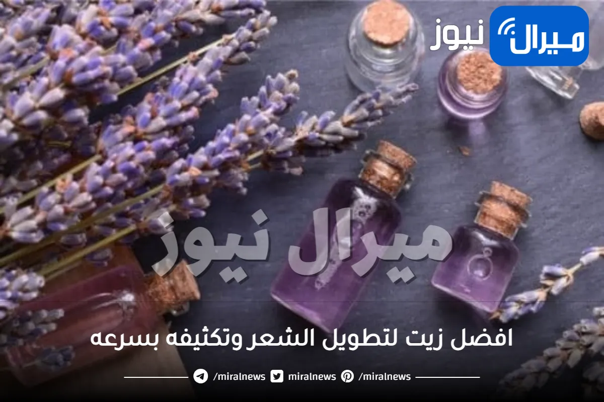 افضل زيت لتطويل الشعر وتكثيفه بسرعه