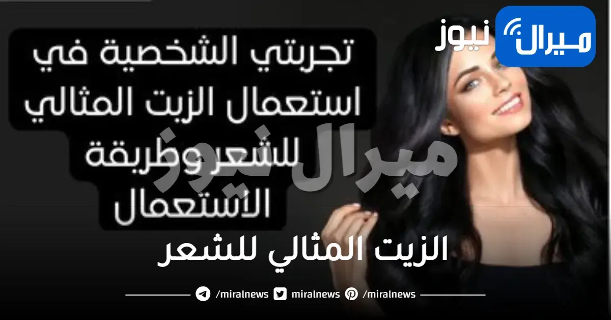 الزيت المثالي للشعر
