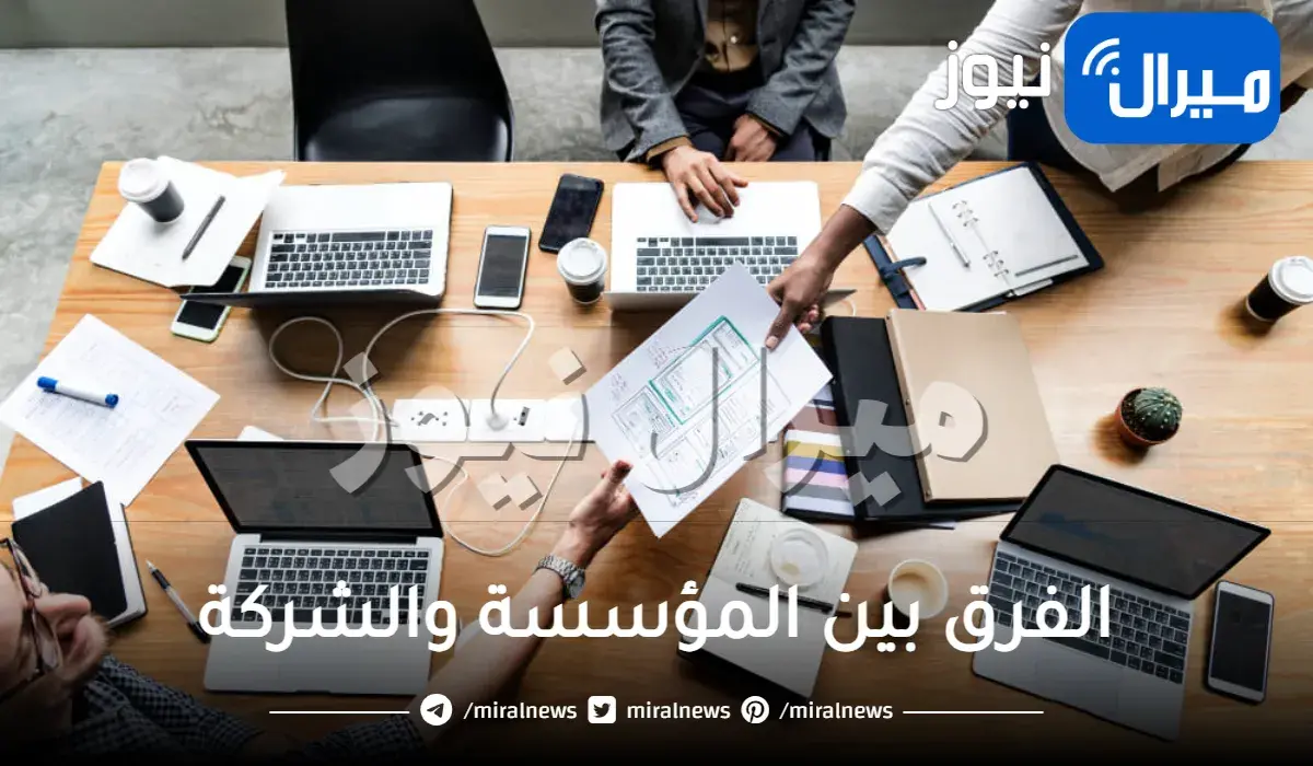 الفرق بين المؤسسة والشركة