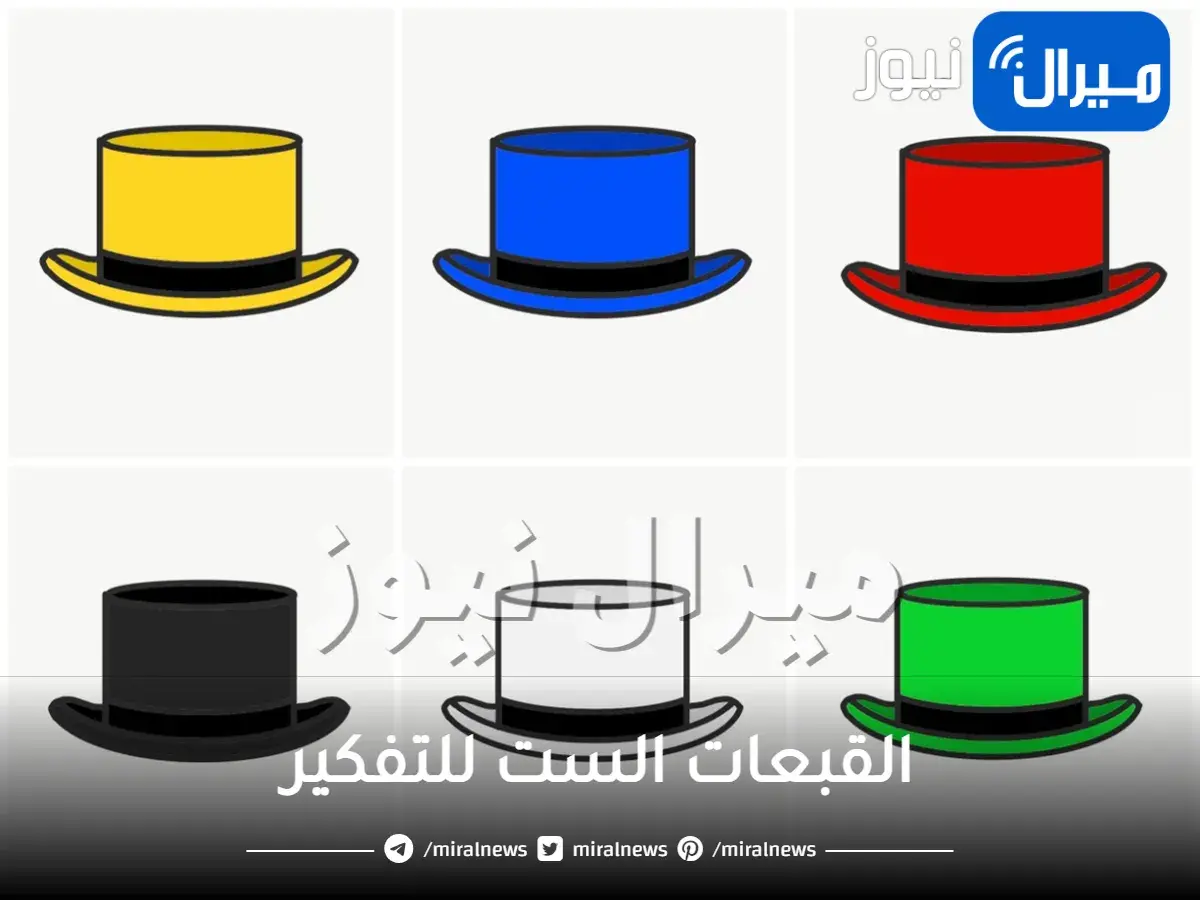 القبعات الست للتفكير وحل المشكلات و اختبارات القبعات الست