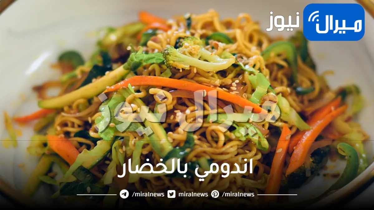 اندومي بالخضار