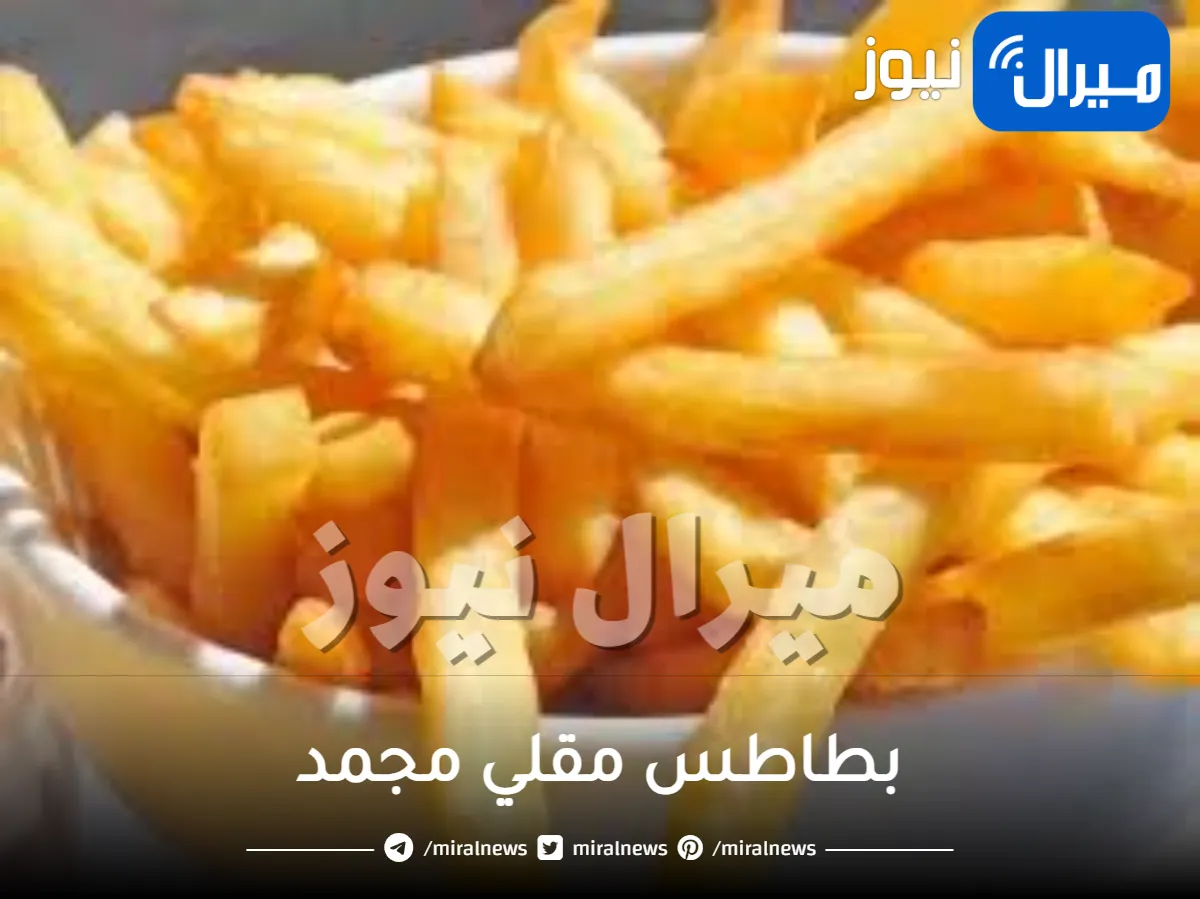 بطاطس مقلي مجمد
