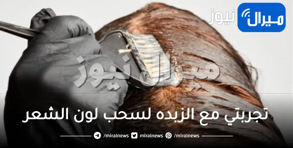 تجربتي مع الزبده لسحب لون الشعر وطريقة استرجاع لون الشعر الأصلي