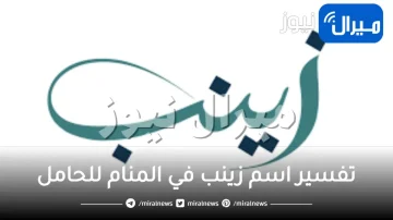 تفسير اسم زينب في المنام للحامل