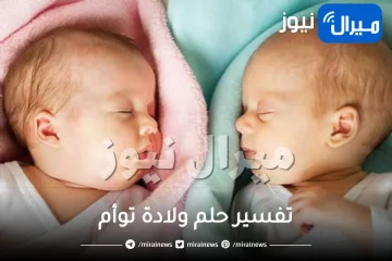 تفسير حلم ولادة توأم ولدين أو ولد وبنت للمتزوجة والعذباء