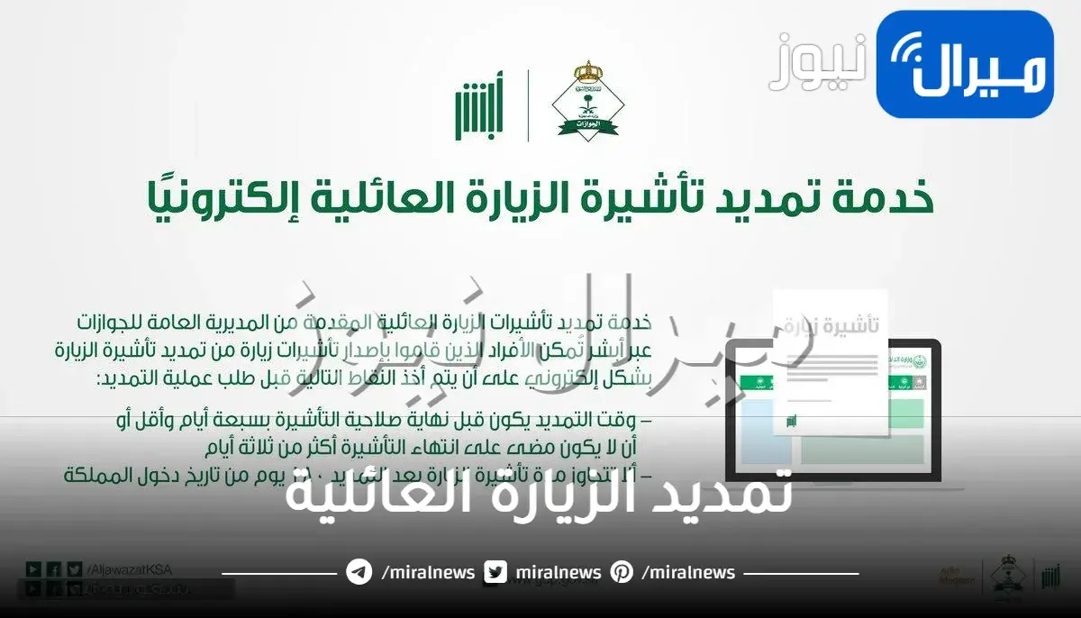 تمديد الزيارة العائلية للمصريين