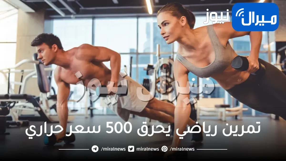 تمرين رياضي يحرق 500 سعر حراري من البطن كل 30 دقيقة