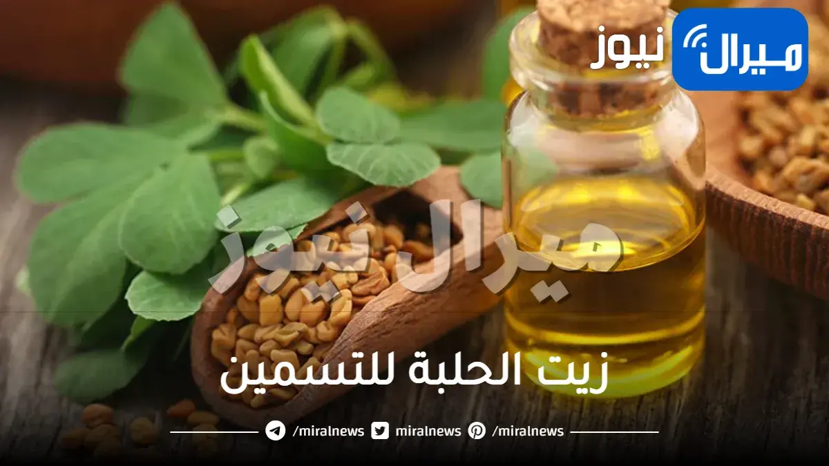 زيت الحلبة للتسمين