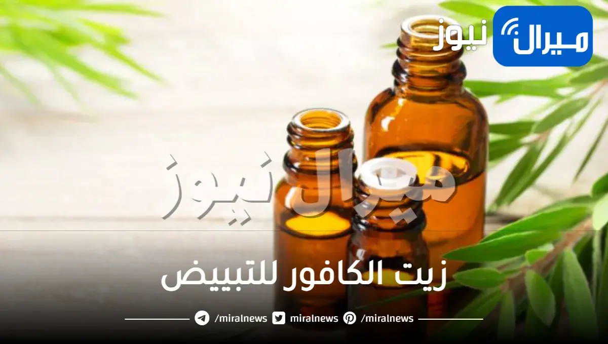 زيت الكافور للتبييض