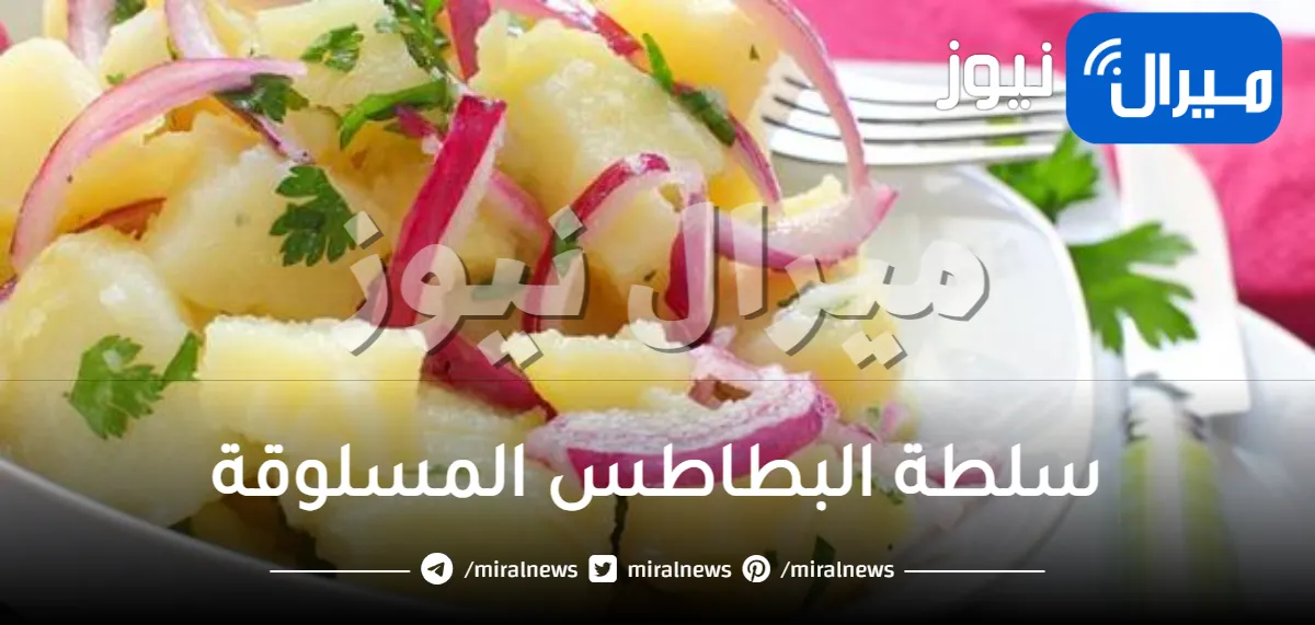سلطة البطاطس المسلوقة