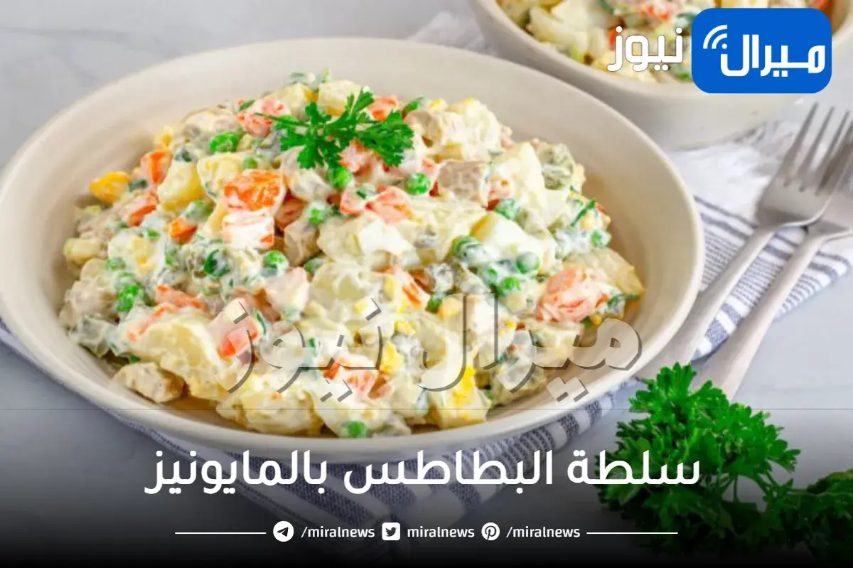 سلطة البطاطس بالمايونيز