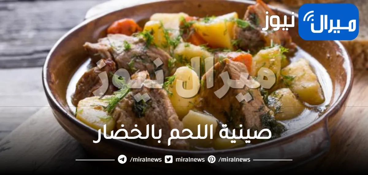 صينية اللحم بالخضار