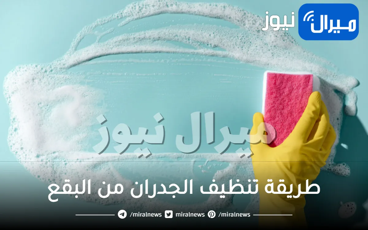 طريقة تنظيف الجدران من البقع