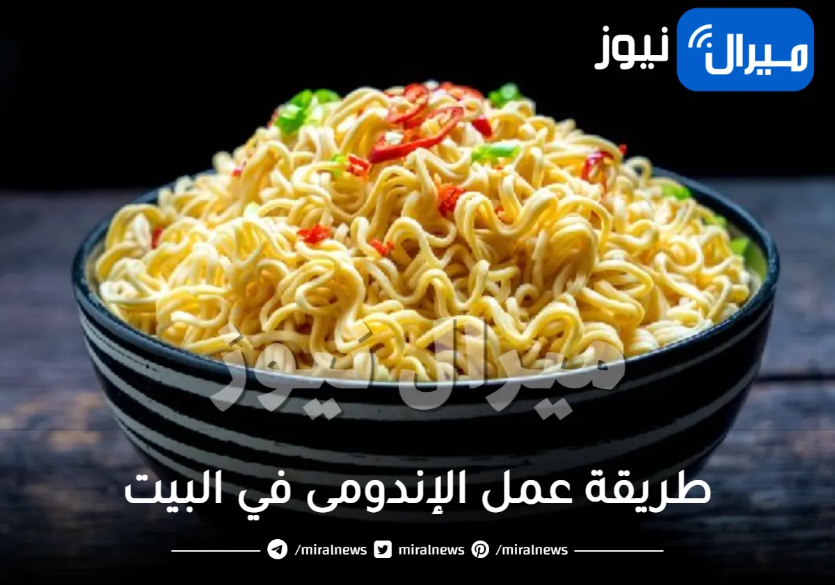 طريقة عمل الإندومى في البيت