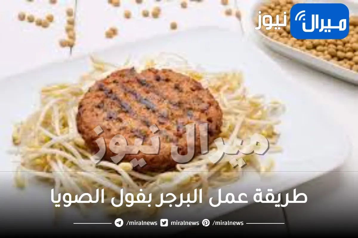 طريقة عمل البرجر بفول الصويا فى البيت