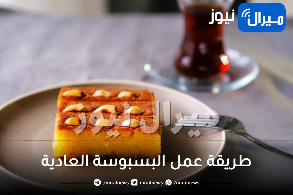 طريقة عمل البسبوسة العادية