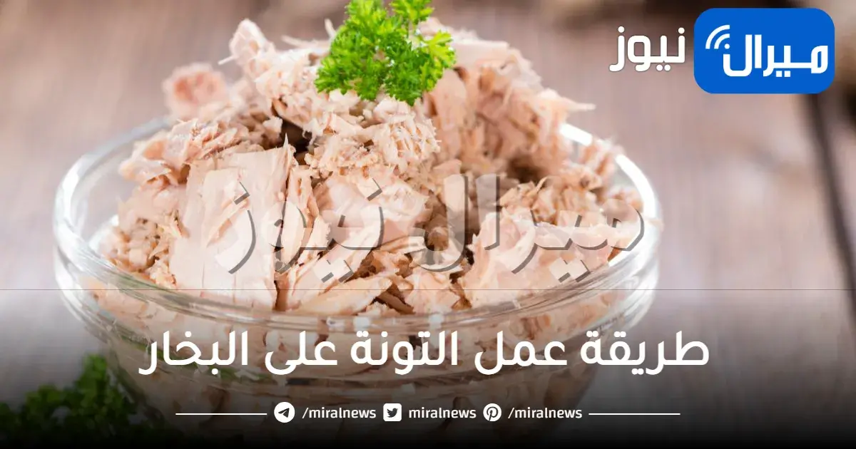 طريقة عمل التونة على البخار