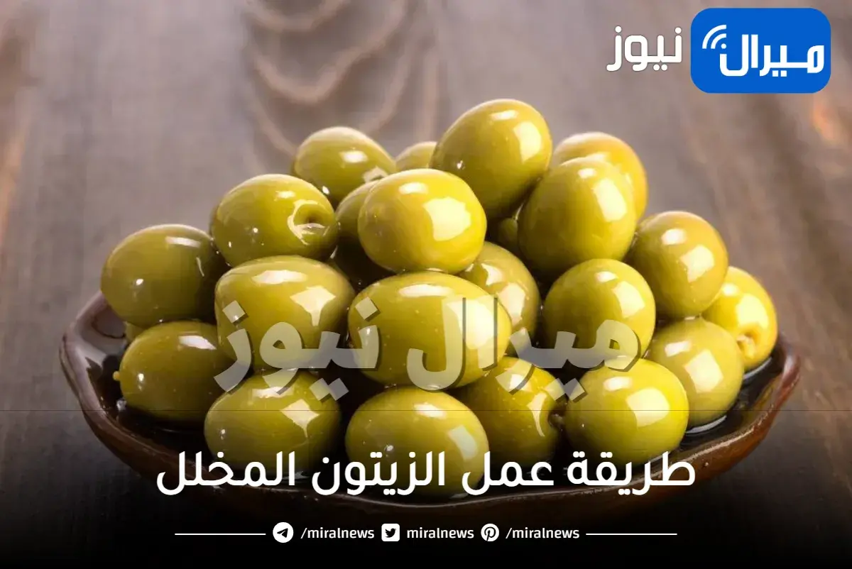 طريقة عمل الزيتون المخلل