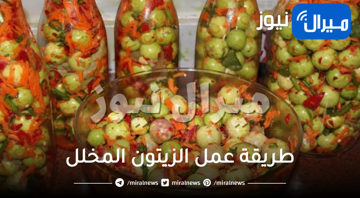 بالخلطة السحرية .. طريقة عمل الزيتون المخلل فى البيت