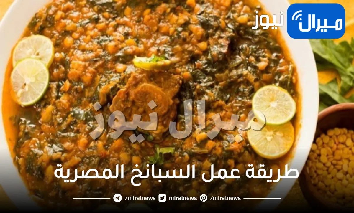 طريقة عمل السبانخ المصرية