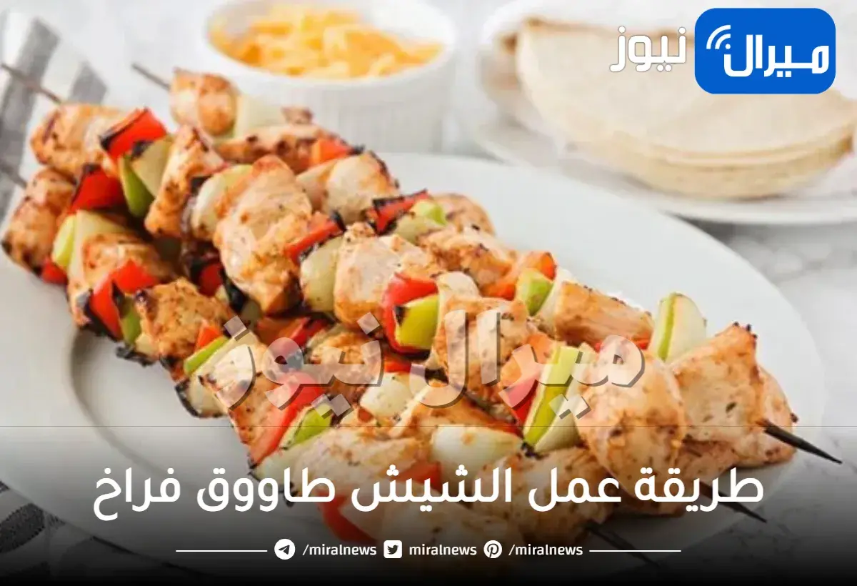 طريقة عمل الشيش طاووق فراخ