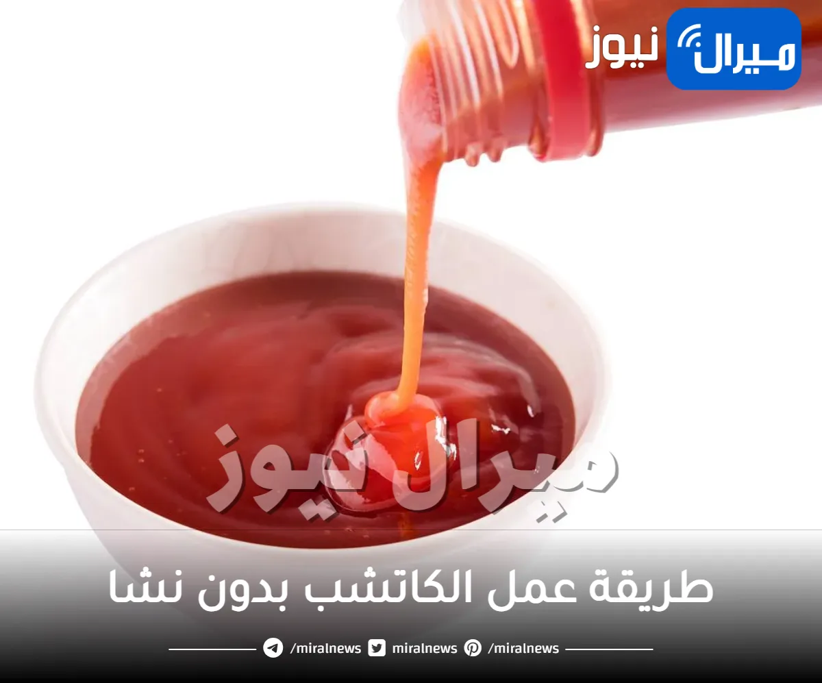طريقة عمل الكاتشب بدون نشا