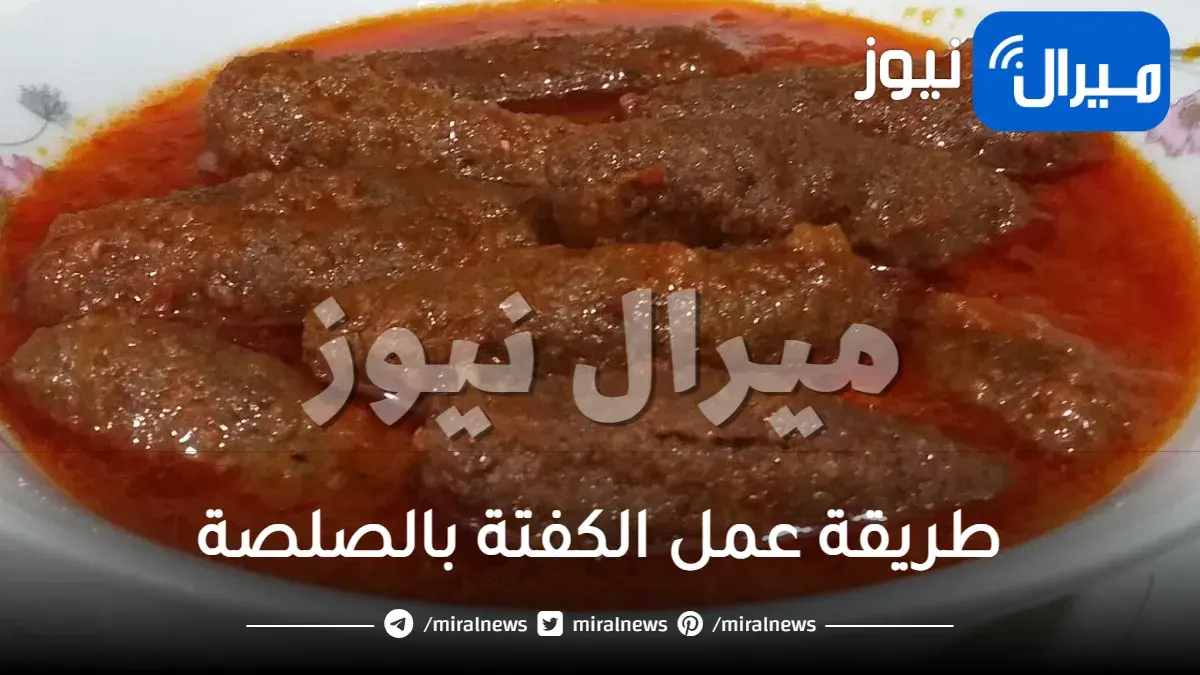 طريقة عمل الكفتة بالصلصة