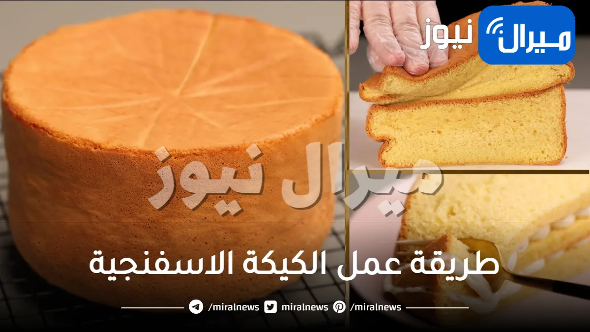 طريقة عمل الكيكة الاسفنجية بالفانيليا والشوكولاتة بدون بيض
