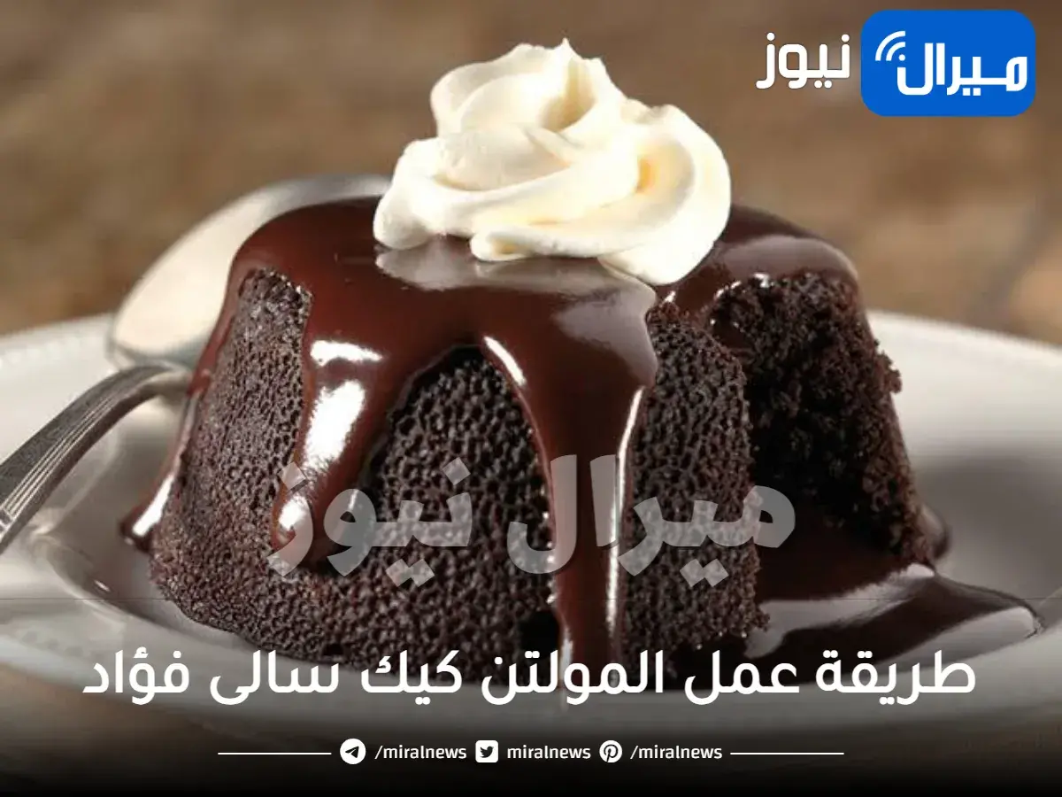 طريقة عمل المولتن كيك سالى فؤاد