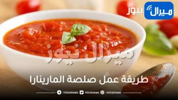 طريقة عمل صلصة المارينارا في المنزل خطوة بخطوة
