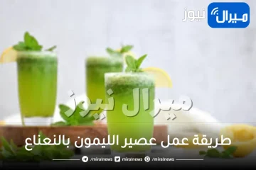 طريقة عمل عصير الليمون بالنعناع