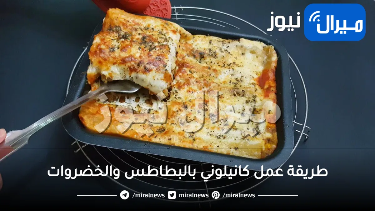 طريقة عمل كانيلوني بالبطاطس والخضروات وأسهل طريقة لتحضيره