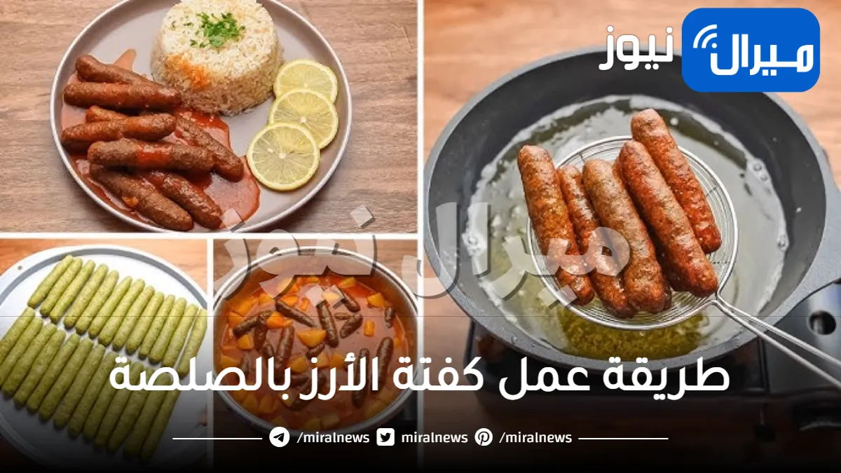 طريقة عمل كفتة الأرز بالصلصة خطوة بخطوة للمبتدئين