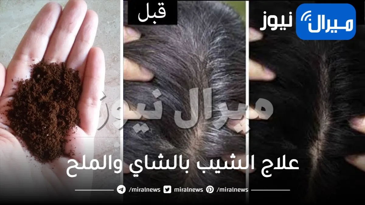 علاج الشيب بالشاي والملح