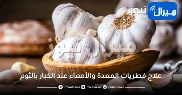 علاج فطريات المعدة والأمعاء عند الكبار بالثوم