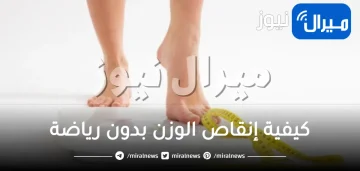 كيفية إنقاص الوزن بدون رياضة