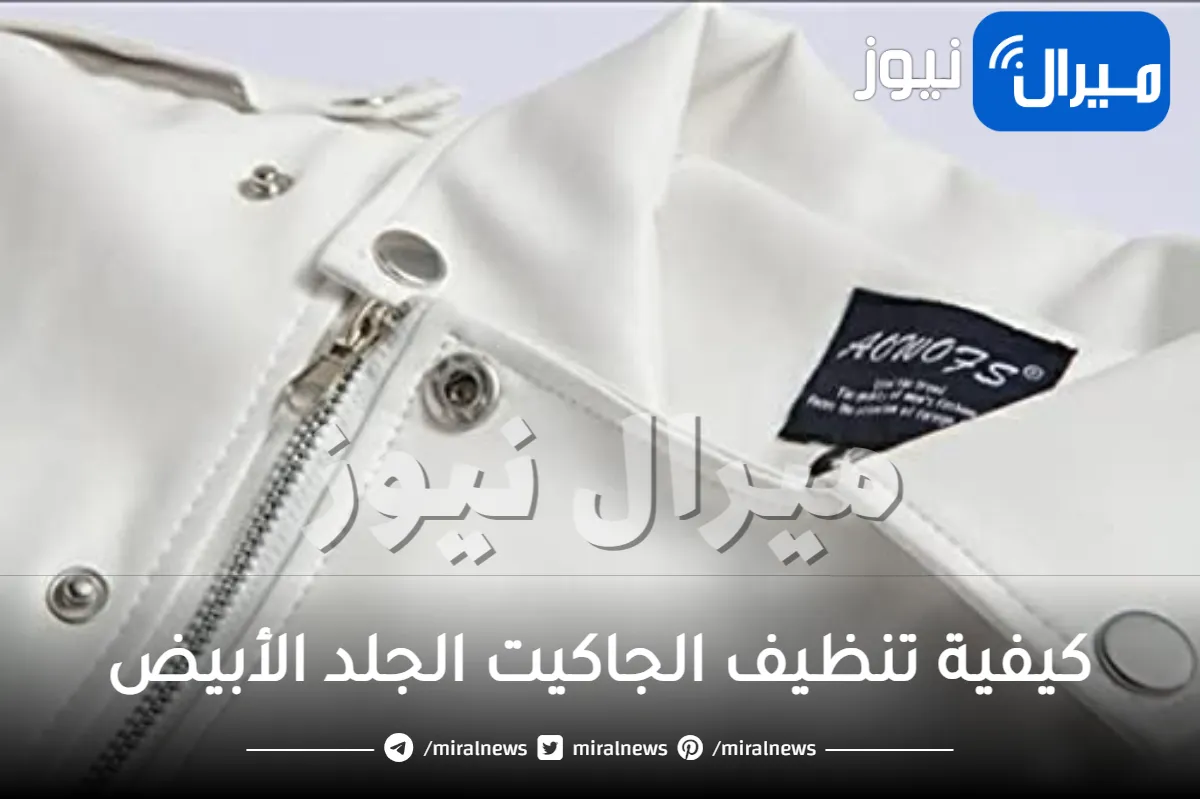 كيفية تنظيف الجاكيت الجلد الأبيض من البقع المتحجرة والحبر في المنزل