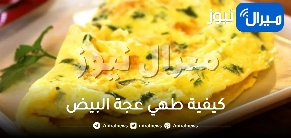 كيفية طهي عجة البيض