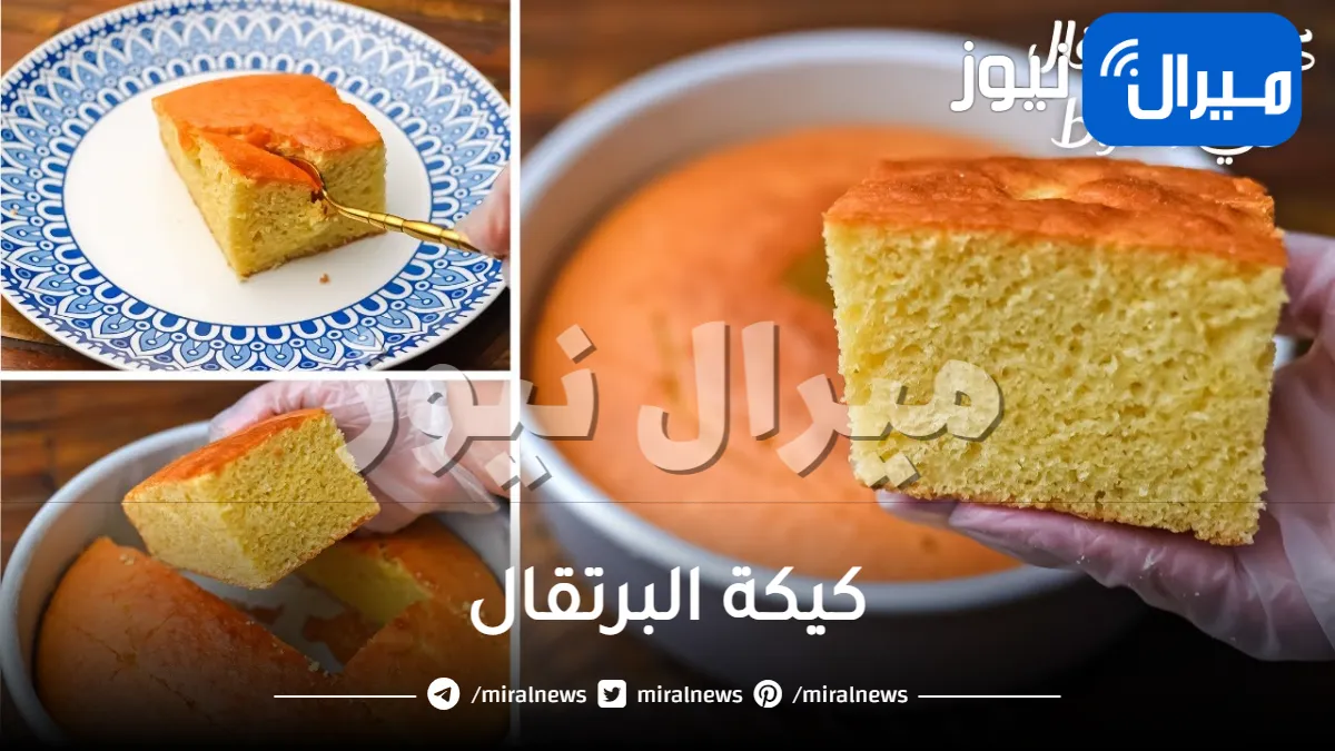 كيكة البرتقال بالصور سهلة