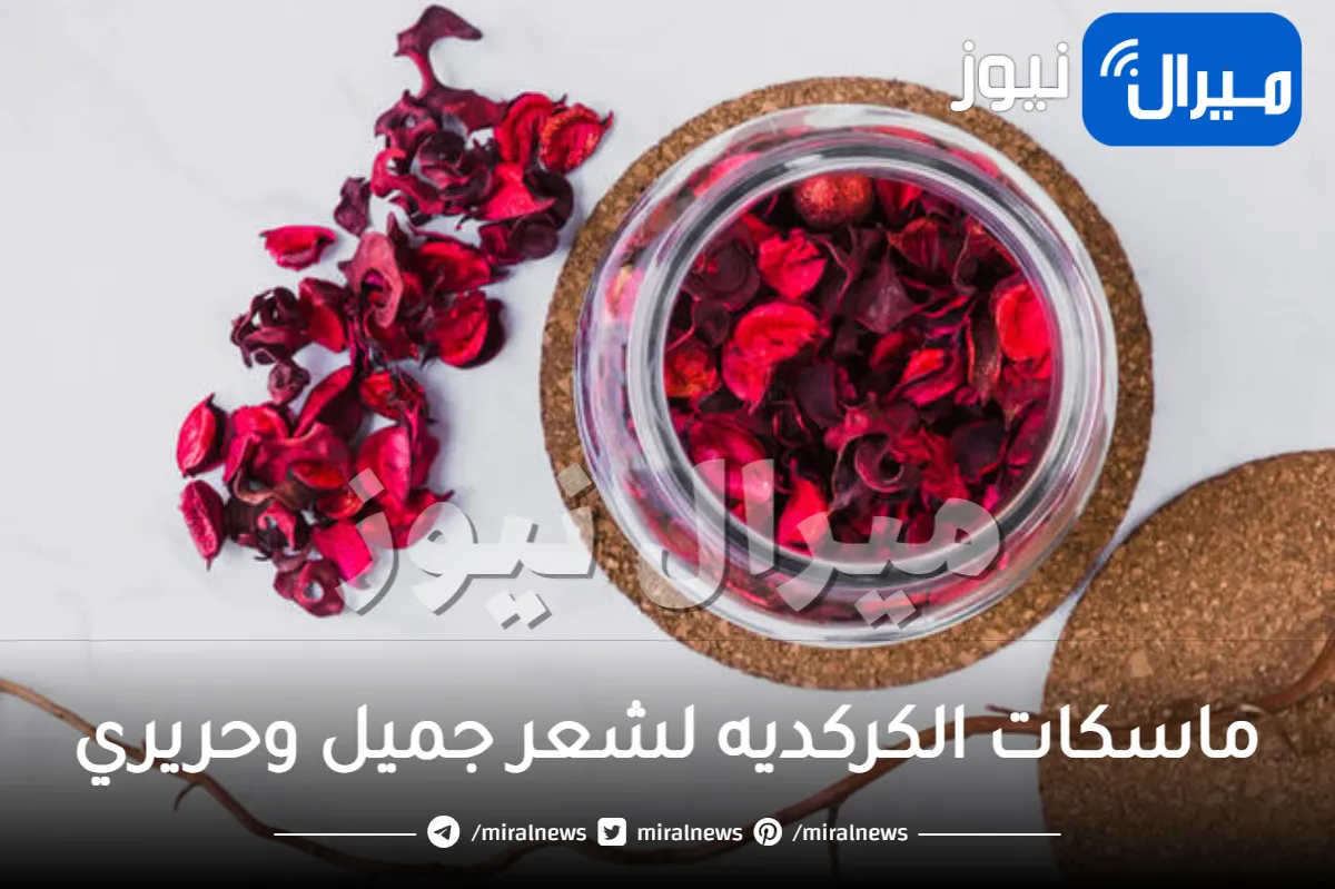 وصفات الكركديه للشعر