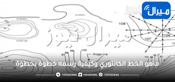 ماهو الخط الكانتوري وكيفية رسمه خطوة بخطوة